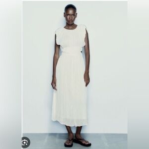 Zara Cut out Midi Dress